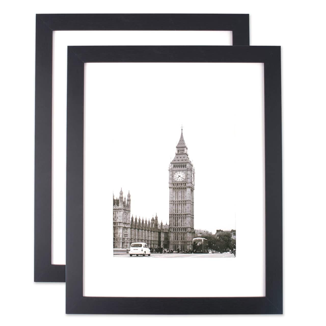 DII® 2 Pack Black 11" x 14" Frame with Mat